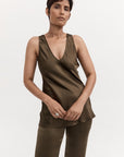 Muzeo Camisole - Olive Green
