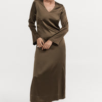 Stella Dress - Olive Green