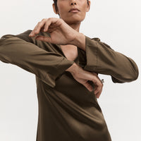 Stella Dress - Olive Green