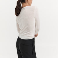 Long Sleeve Basic Top - Ivory