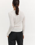 Long Sleeve Basic Top - Ivory