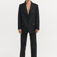 Venteto Linen Jacket - Black