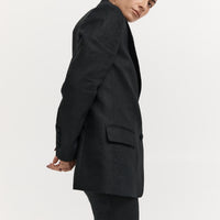 Venteto Linen Jacket - Black