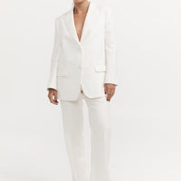 Venteto Linen Jacket - Ivory