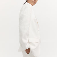 Venteto Linen Jacket - Ivory