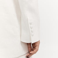 Venteto Linen Jacket - Ivory