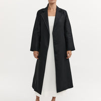Ventega Linen Duster - Black
