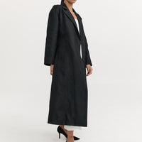 Ventega Linen Duster - Black
