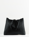 Vivi Leather Tote Bag - Black