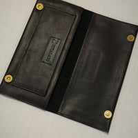Vivi Leather Clutch - Black