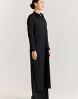 Serena Shirt Dress - Black