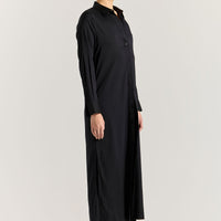 Serena Shirt Dress - Black