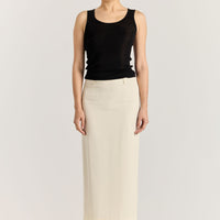 Lia Skirt - Cool White