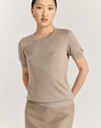 Mia knit - Light Camel