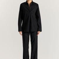Cotton Shirt - Black