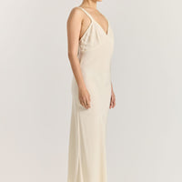 Lia Dress - Cool White