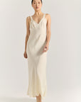 Lia Dress - Cool White