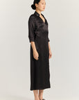 Kora Wrap Dress - Black