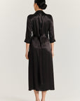 Kora Wrap Dress - Black