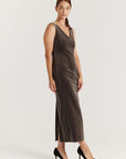 Classic Velvet Dress - Shale Grey
