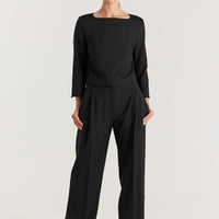 Bordo Wool Top - Black