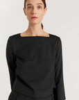 Bordo Wool Top - Black