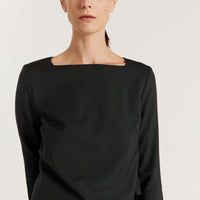 Bordo Wool Top - Black