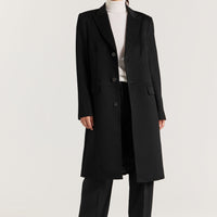 Alex Unisex Coat - Black