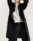 Alex Unisex Coat - Black