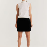 Aurora Sleeveless Rollneck - Ivory
