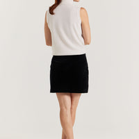 Aurora Sleeveless Rollneck - Ivory