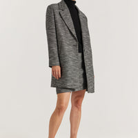 Lemaire Textured Wool Blend Oversize Jacket