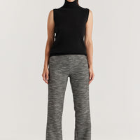 Aurora Sleeveless Rollneck - Black