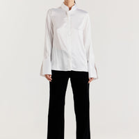 Alta Silk Shirt - White