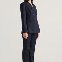 Arcadia Jacket - Navy Pinstripe