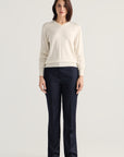 Isla V-neck - Ivory