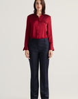 Arcadia Pants - Navy Pinstripe