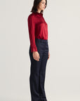 Arcadia Pants - Navy Pinstripe