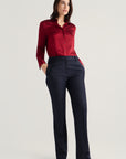 Arcadia Pants - Navy Pinstripe