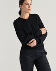 Isla V-neck - Black