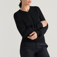 Isla V-neck - Black