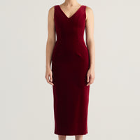 Classic Velvet Dress - Pinot