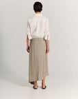 Gather Shirt - White