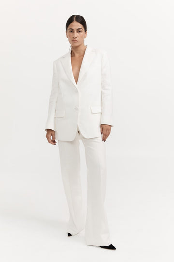 Venteto Linen Jacket - Ivory