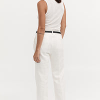 Venteto Linen Pants - Ivory