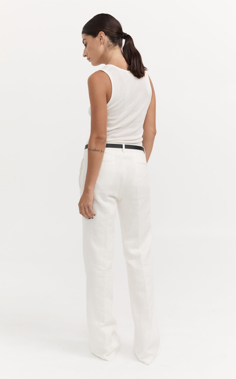 Venteto Linen Pants - Ivory