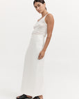 Venteto Linen Skirt - Ivory