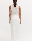 Venteto Linen Skirt - Ivory
