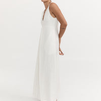 Anais Linen Dress - Ivory