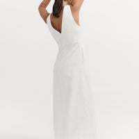 Anais Linen Dress - Ivory